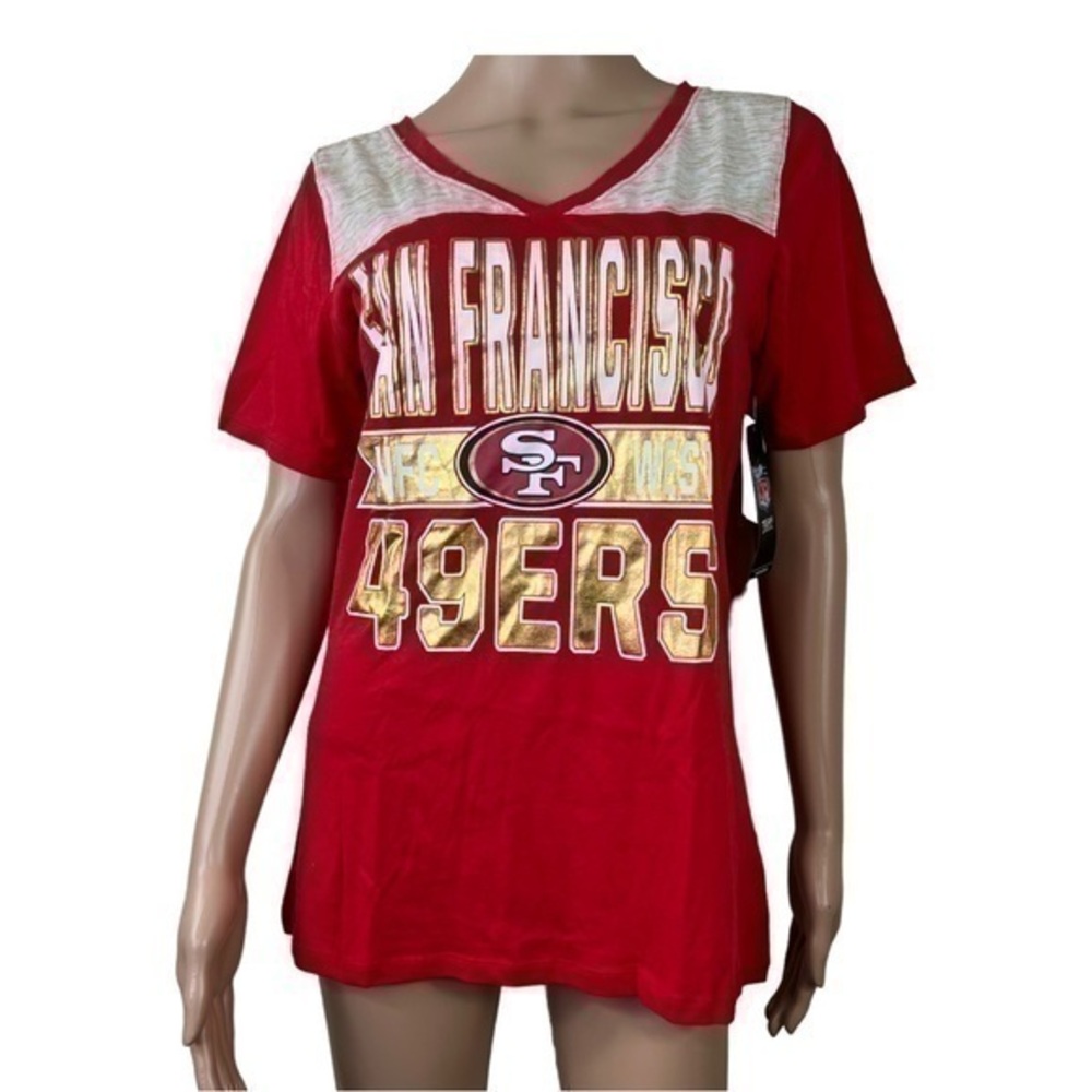 NWT NFL Team Apparel Women Tshirt Sz L
